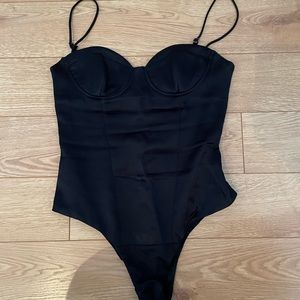 Black Corset Bodysuit